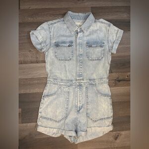 Jessica Simpson Light Blue Denim Romper